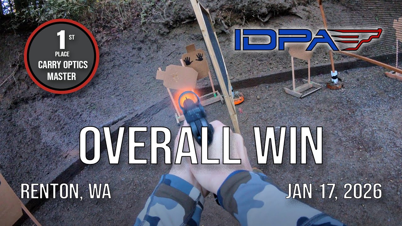 January IDPA Match at Renton | Carry Optics Master | 1st place overall