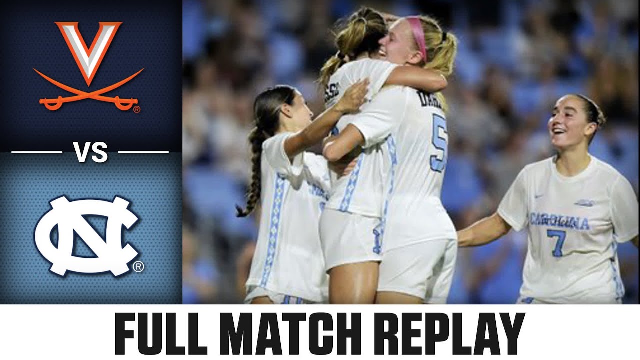 Virginia vs. North Carolina Full Match Replay | 2024 ACC Women's Soccer