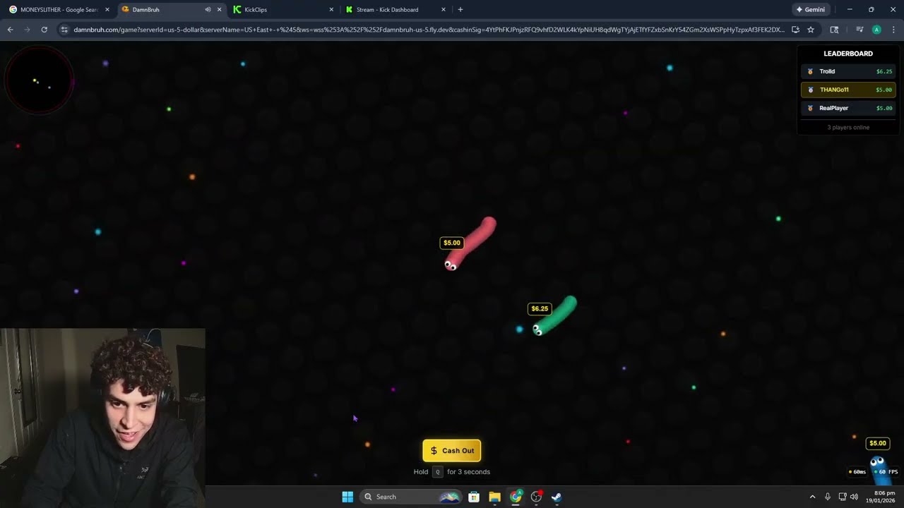I PLAYED SLITHER.IO FOR MONEY