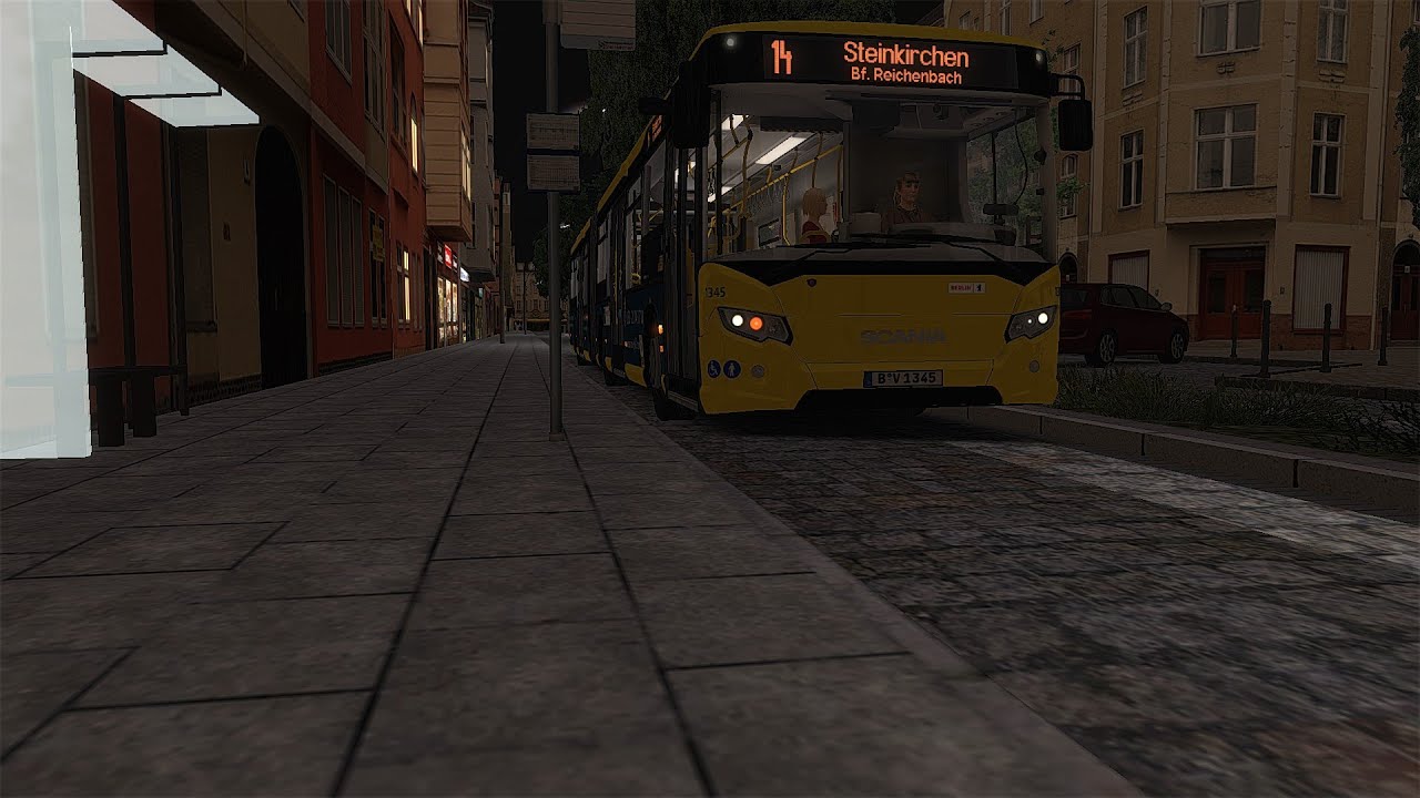 Le´s Play OMSI 2 Map SteinkirchenV2 14 Partenen Bahnhof Bf Reichenbach ScaniaCitywide JuilWilkommen
