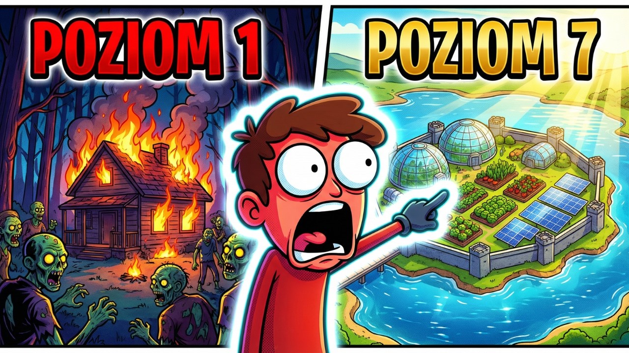 7 POZIOMÓW BAZ na Apokalipsę Zombie