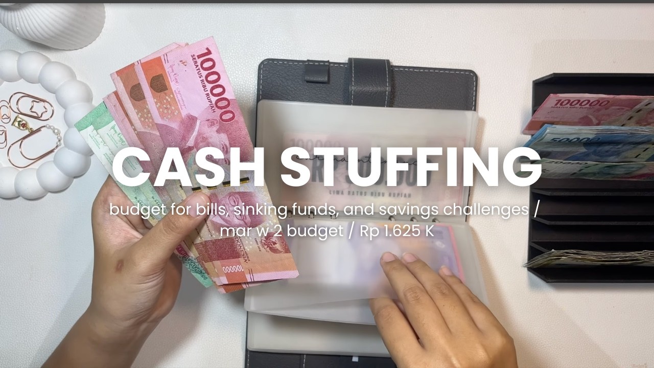 Cash Stuffing ✨ Rp 1.625 K | Maret W2 | Sinking Funds + Savings Challenge