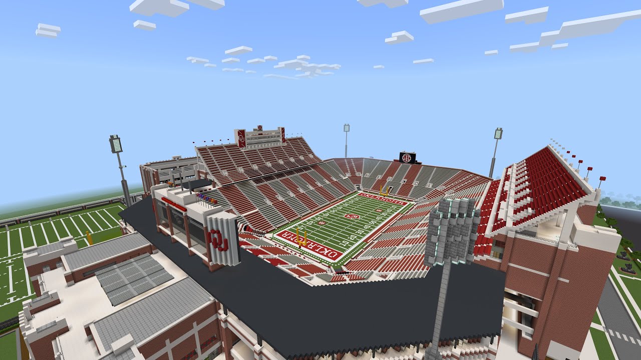 OU Football Stadium In Minecraft