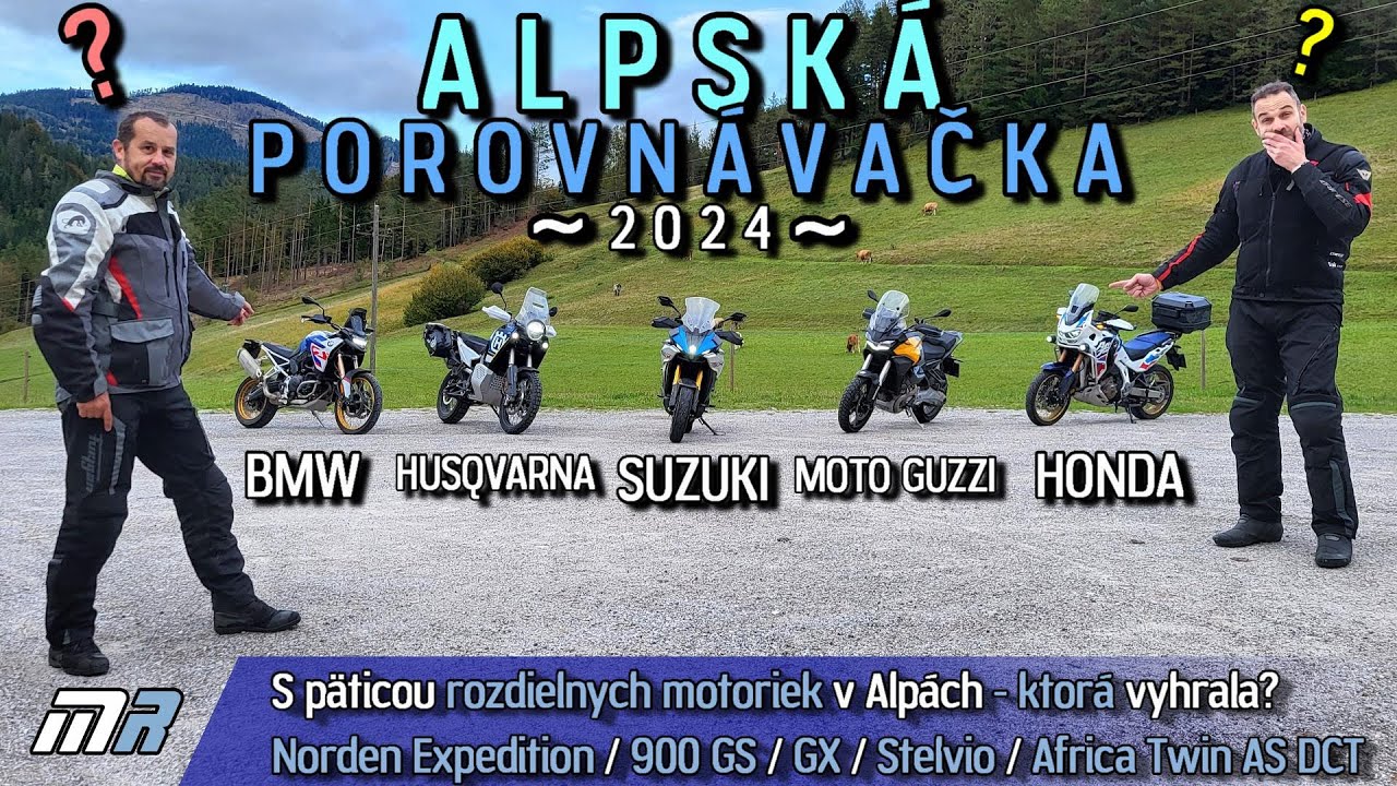 Alpská porovnávačka: s päticou motoriek v Alpách - ktorá vyhrala? - motoride.sk