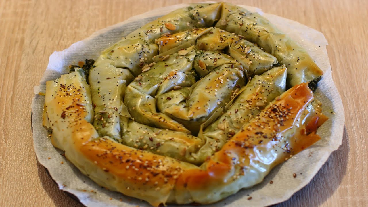 RECETA TURCA - BOREK DE ESPINACAS Y QUESO FETA 🧀👨‍🍳