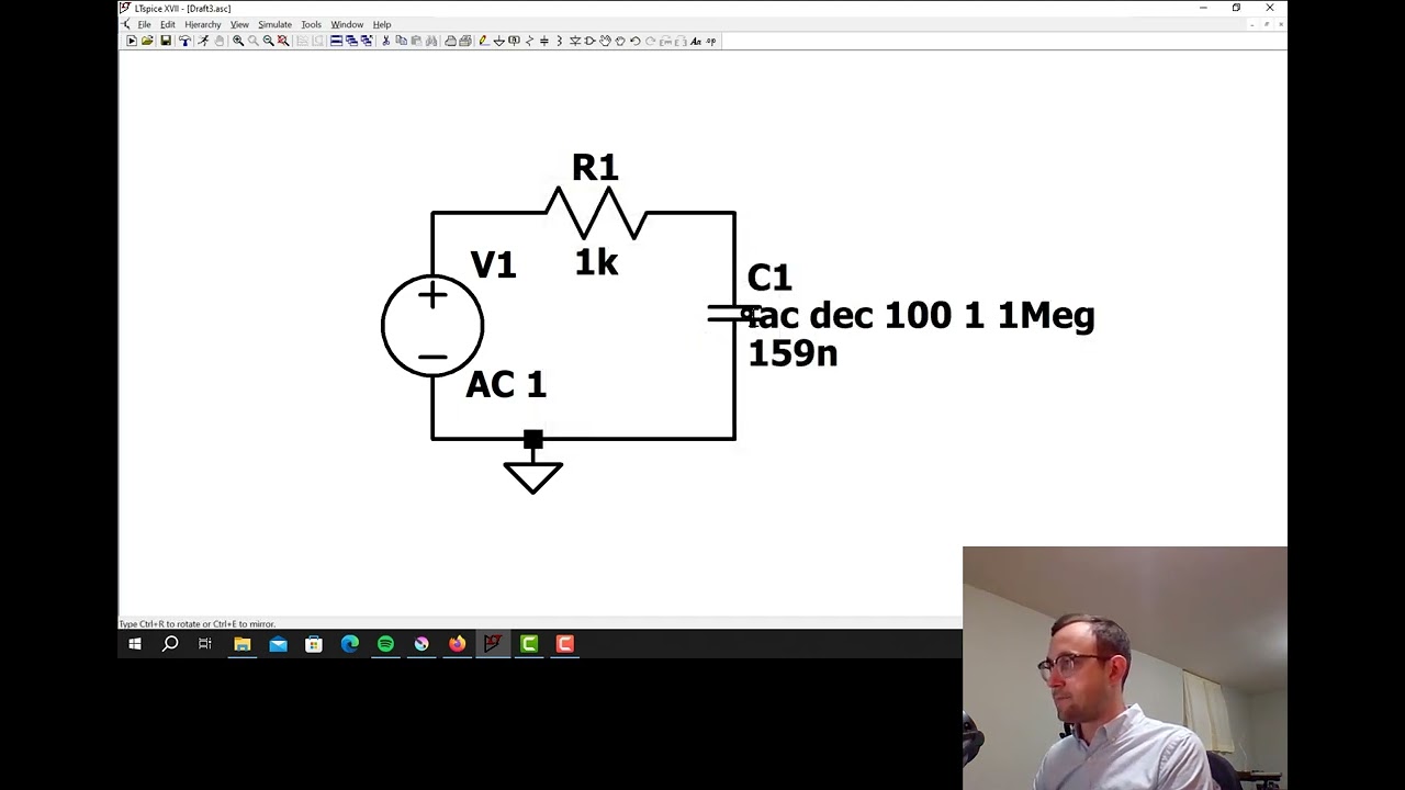 LTSpice Tutorial: AC Sweep / Bode Plot with RC & RL circuits