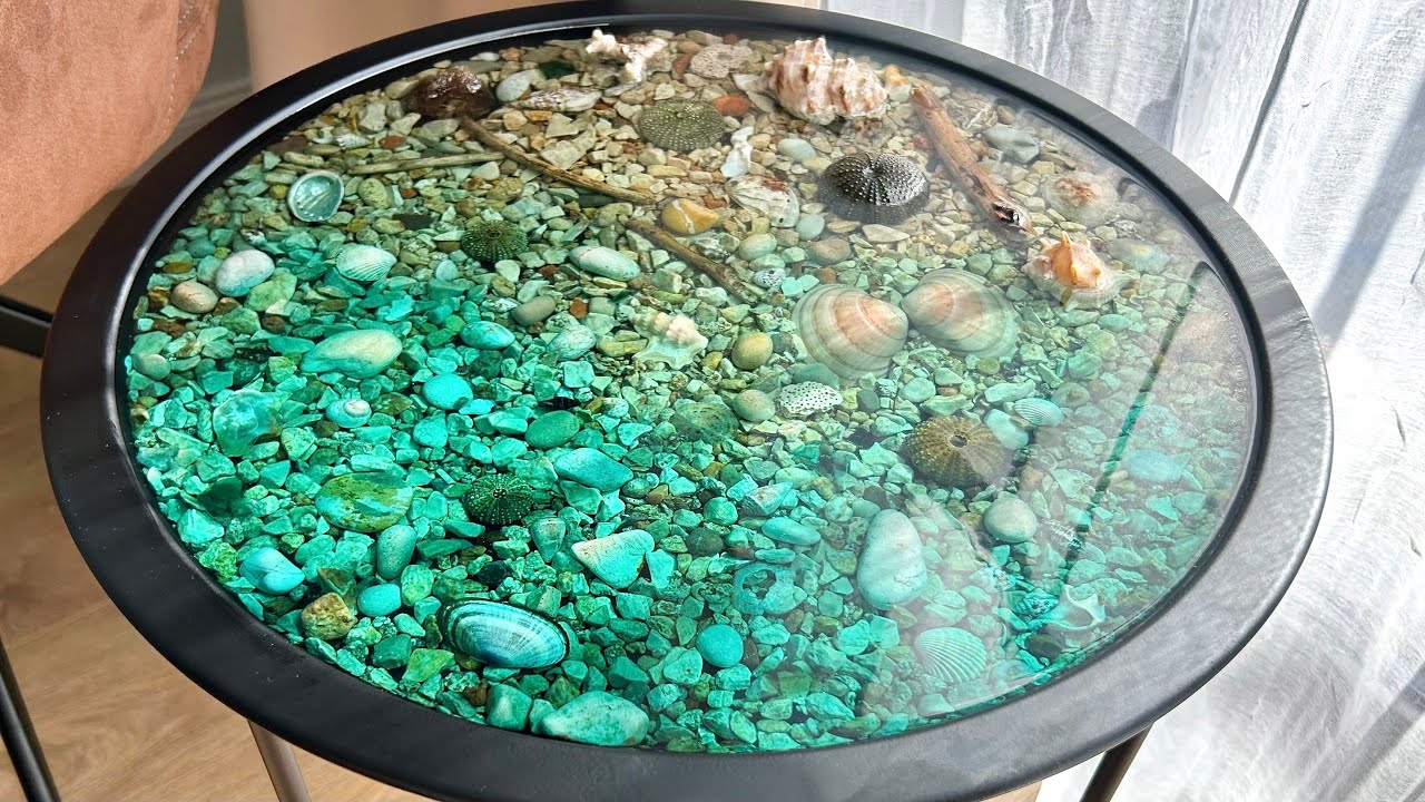 How to Make an Epoxy Resin Beach Table