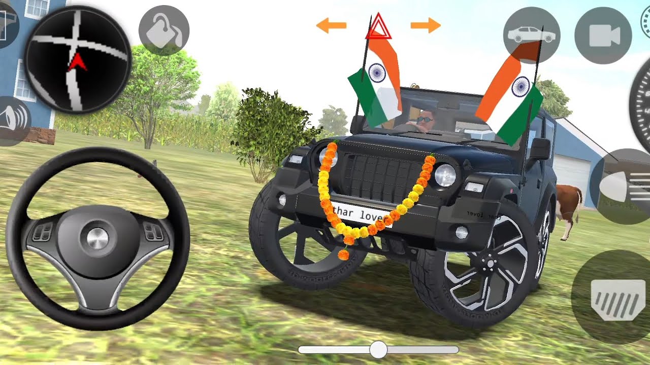 Modified Mahindra Thar👿Games:Indian Black Thar (Gadi Wala Game) Car Game Android Game - #2026