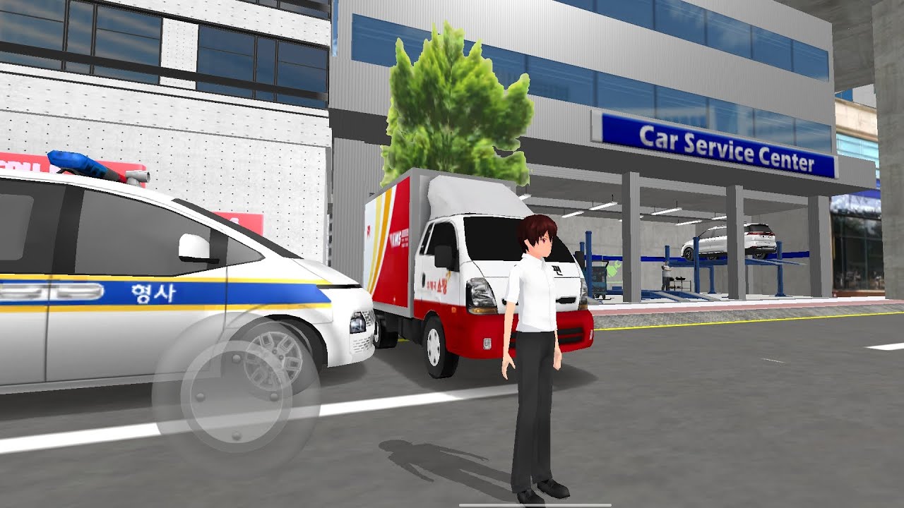 New Kia Pickup Truck Car &Police Car in Auto Repair Shop-3D Driving Class 2025-Android iOS Gameplay।