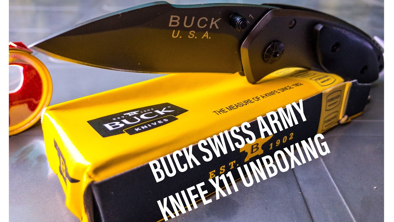 BUCK USA X11 Army Knife Unboxing