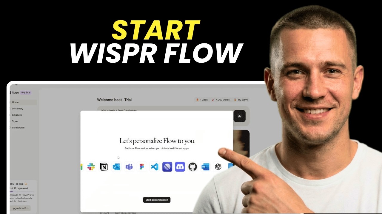 Как начать работу с Wispr Flow