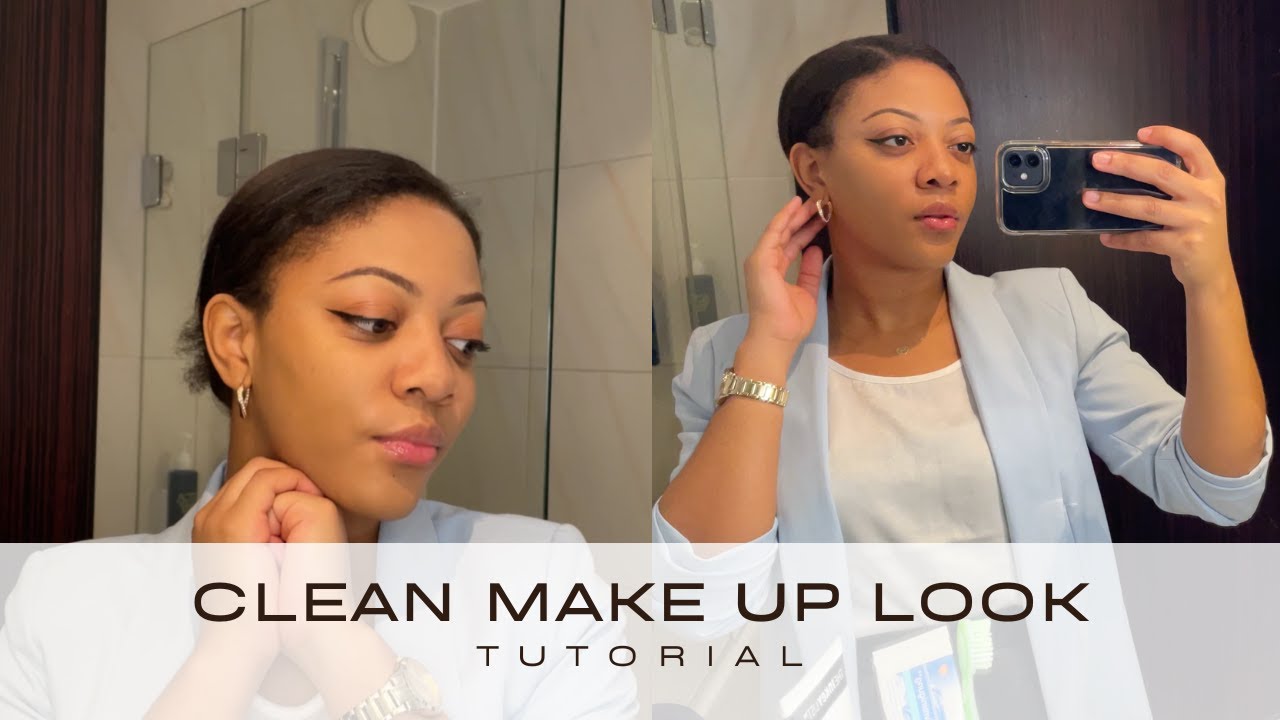 Clean girl make up look: Everyday makeup ou make up pour le travail + skin makeup routine