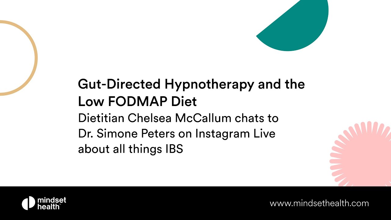 IBS, gut-directed hypnotherapy and the low FODMAP diet