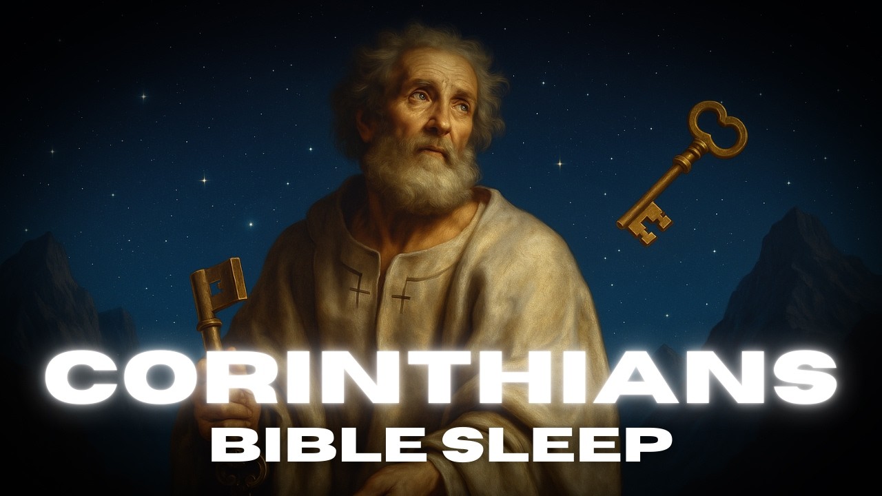 Corinthians 1 & 2 | 2-Hour Sleep Bible with Gentle Piano & Rain Sounds Deigned For Deep Sleep
