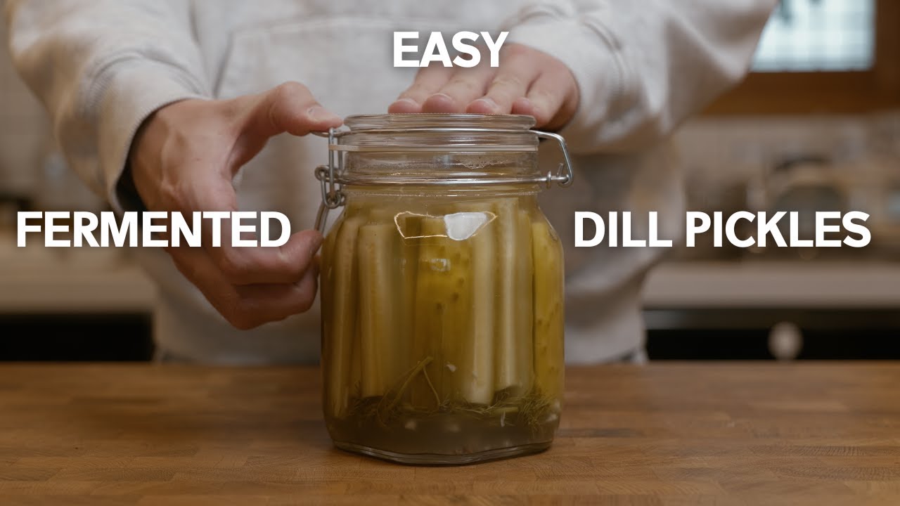 How to make FERMENTED Dill Pickles