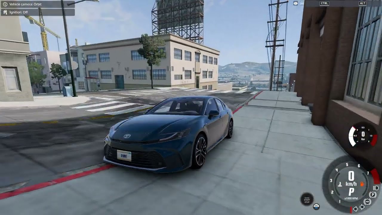 TOYOTA CAMRY XV80 with a Steering Wheel | BeamNG.drive