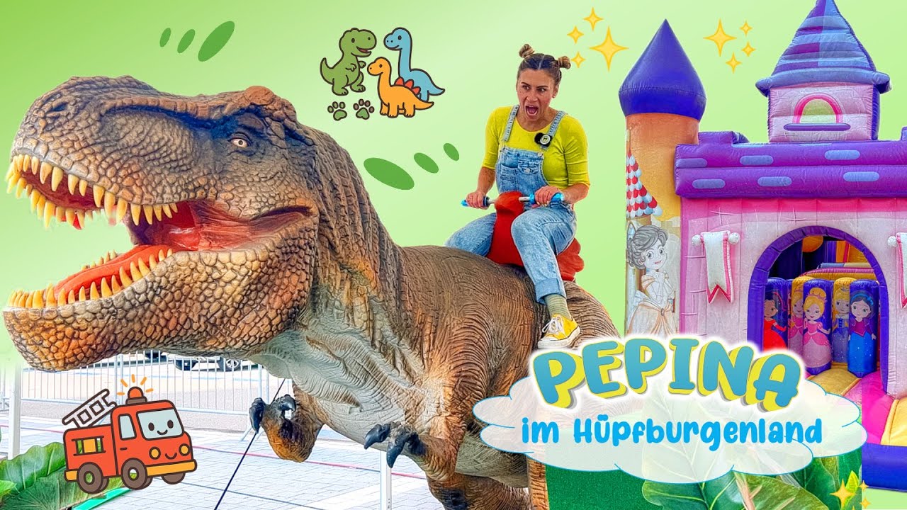 🦖🔥 H&Uuml;PFBURGEN Abenteuer 🏰🐝💨 Z&auml;hlen, R&auml;tseln & Mutproben mit Pepina!