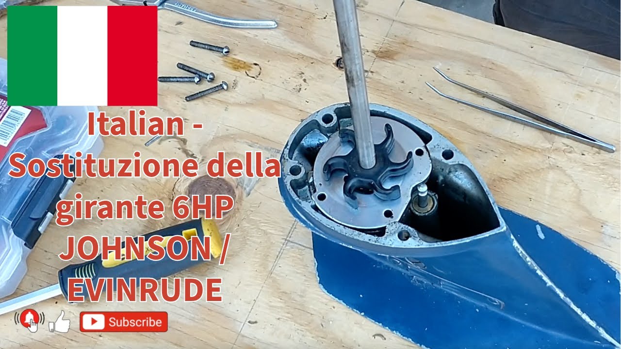 Italian - SOSTITUZIONE DELLA GIRANTE 6HP JOHNSON / EVINRUDE