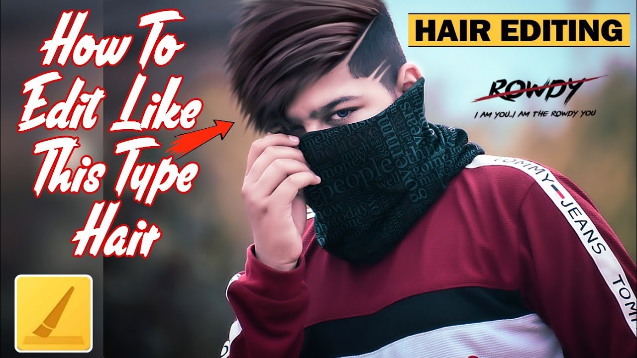 How To Edit Stylish Hair Without Using Hair Png // best CB hair editing app // how to edit hair