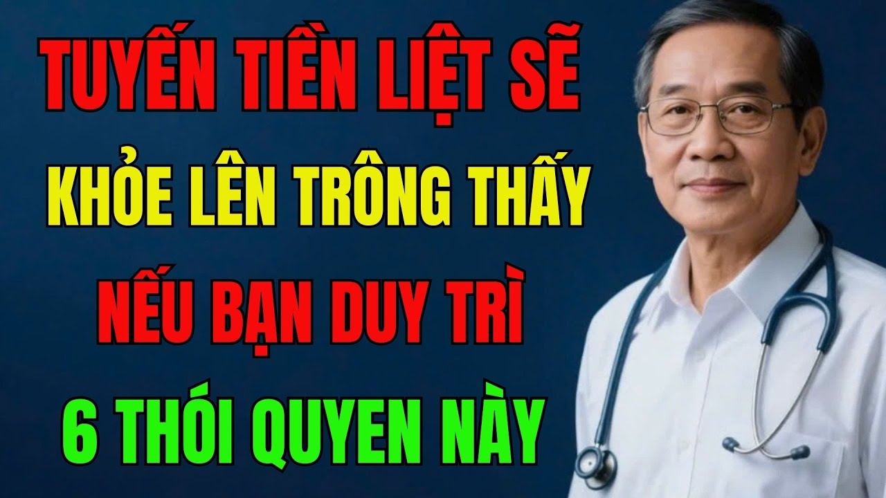 6 th&oacute;i quen v&agrave;ng gi&uacute;p đ&agrave;n &ocirc;ng sau 60 tuổi giữ tuyến tiền liệt khỏe mạnh