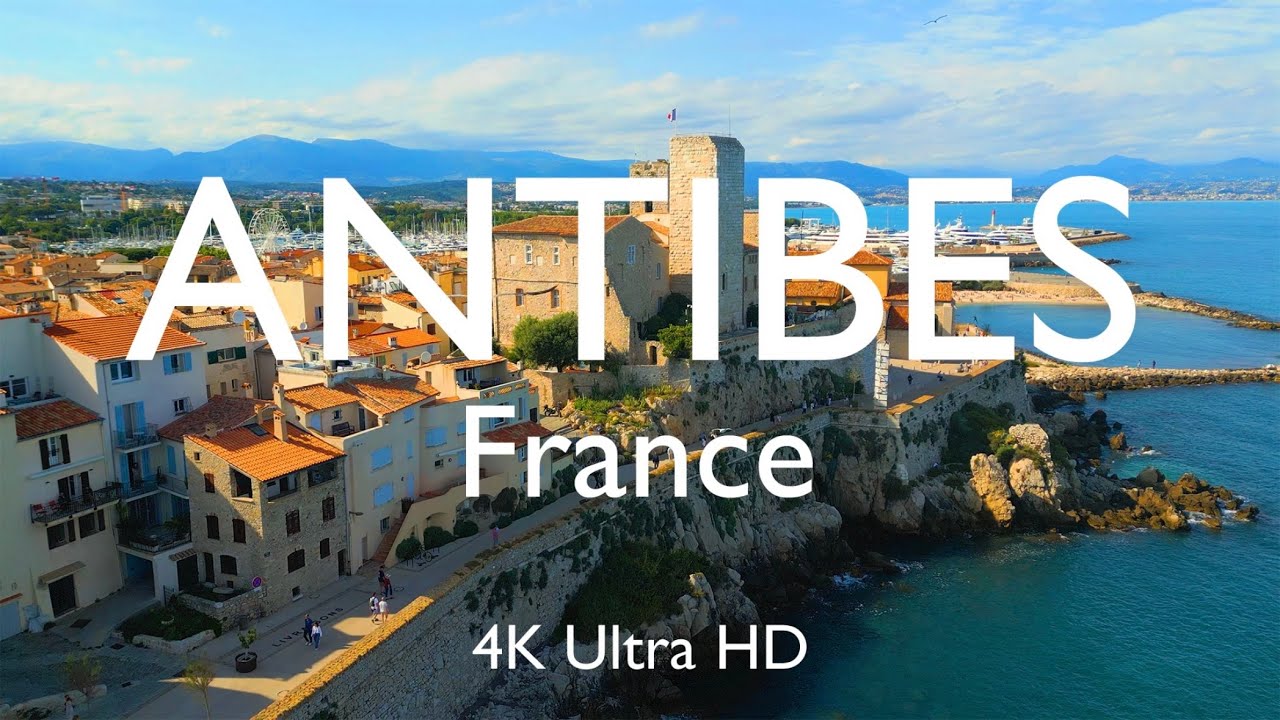 Antibes, France by Drone 🇫🇷 [4K]