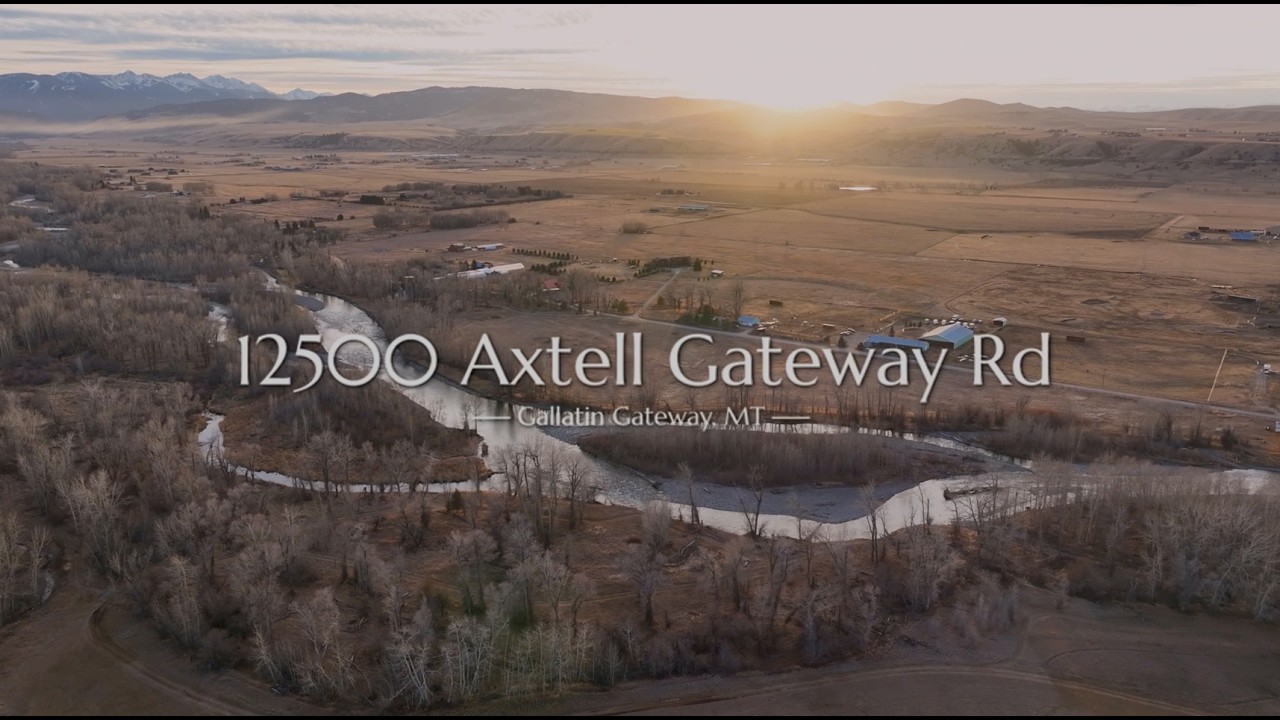 Gallatin River Retreat S of Bozeman, MT- 40 acres, Custom Home, Guest Cottage MLS #408995 $7,800,000