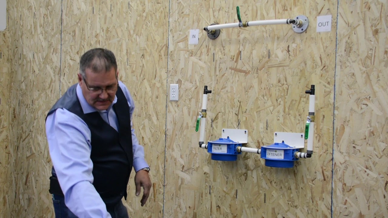 NuvoH2O Manor Softener plus Taste System Install Demo