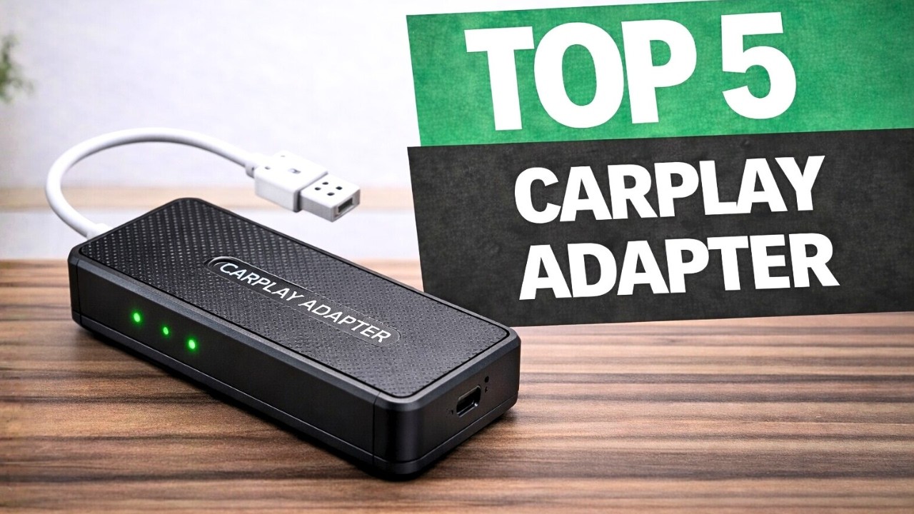 Top 5 BEST CarPlay Wireless Apple CarPlay & Android Auto Adapters (2026)