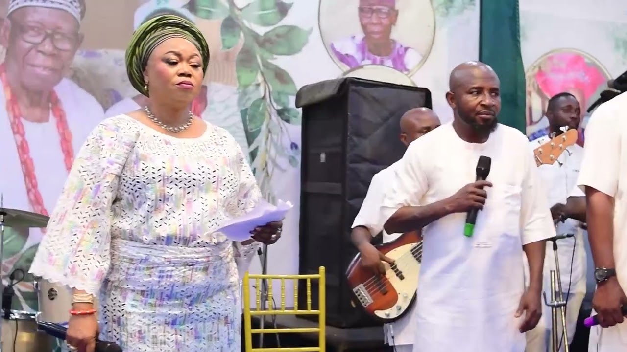 FINAL BURIAL CEREMONY OF HIGH CHIEF MR & MRS OYEWOLE (JP)..(A) OYEWOLE RECEPTION (A)