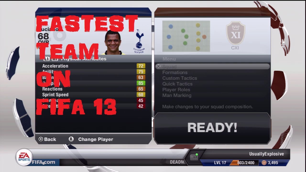 The FASTEST team in FIFA 13!