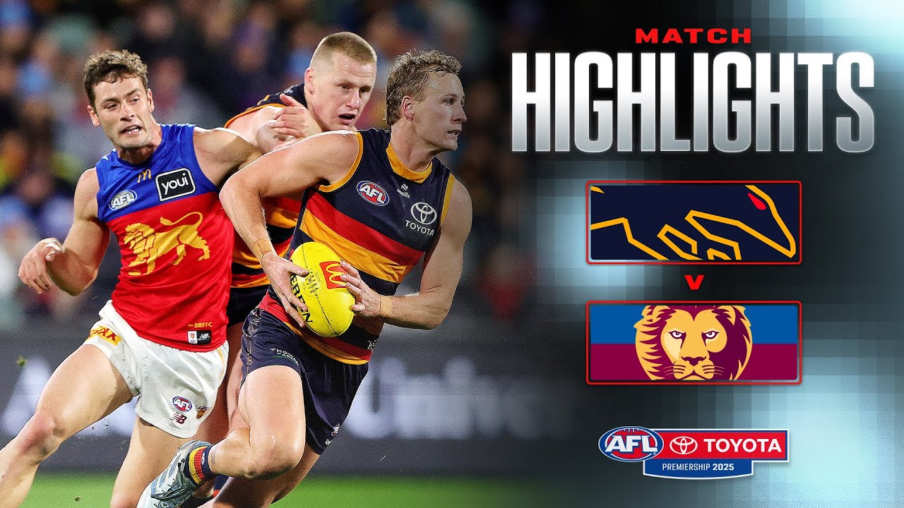 Adelaide Crows v Brisbane Lions Highlights | Round 13, 2025 | AFL