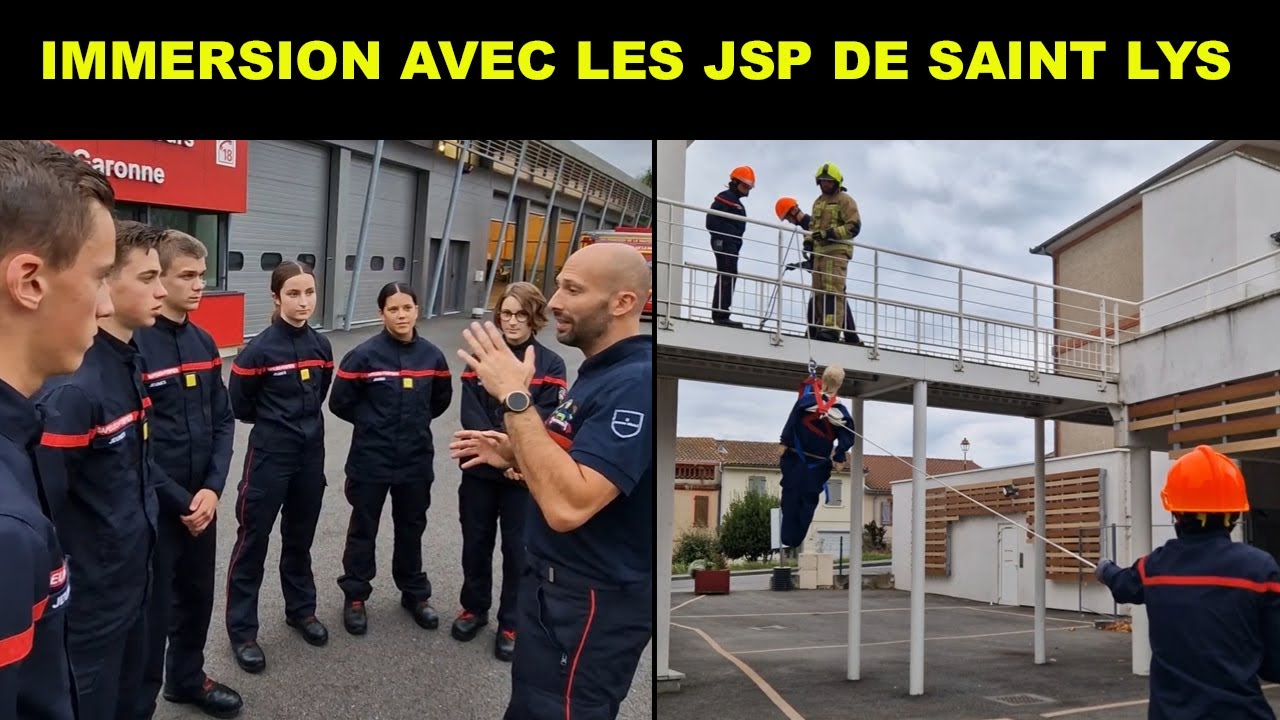 Immersion avec les JSP de Saint Lys dans le SDIS 31