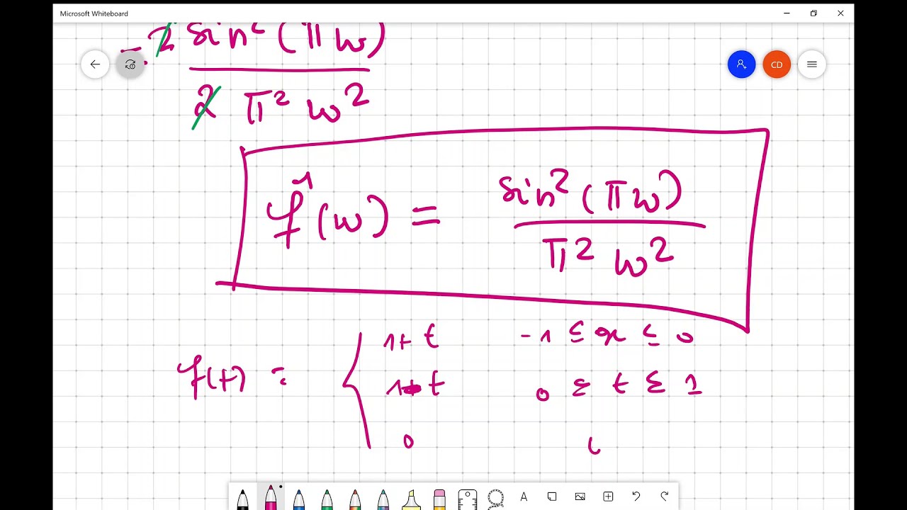 Transformée de Fourier: Définition et exercice