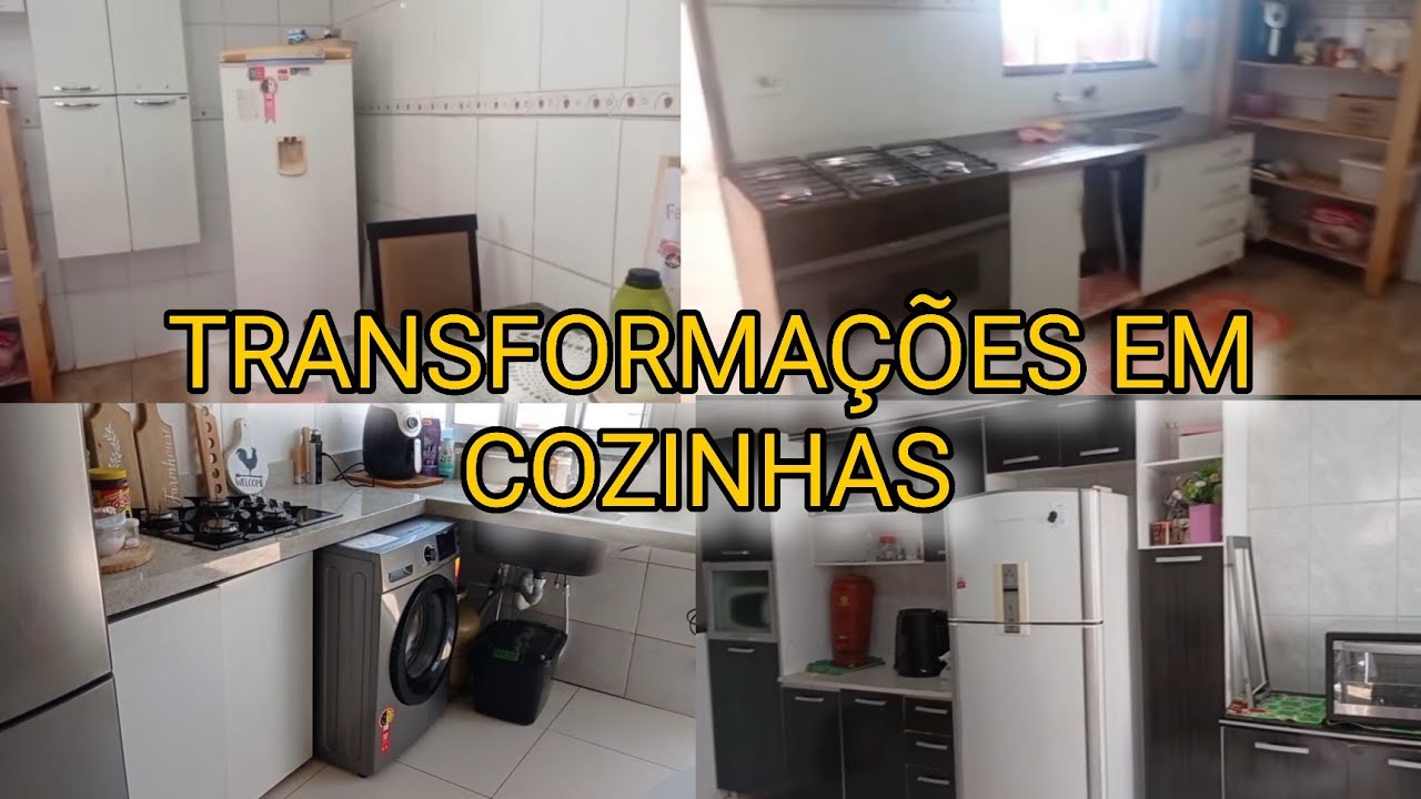 3 TRANSFORMAÇÕES DE COZINHAS PARA TE INSPIRAR