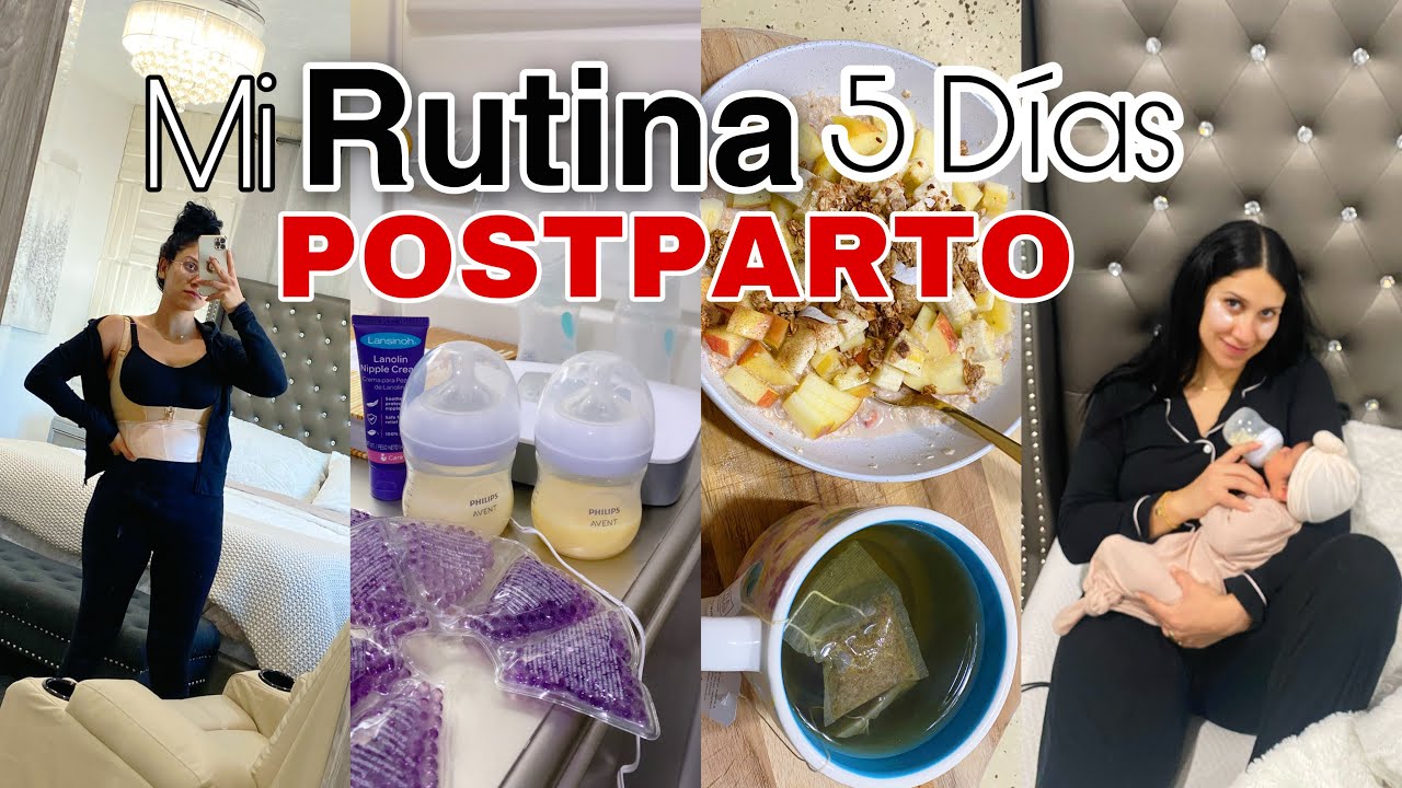 MI RUTINA- 5 DIAS POSTPARTO! Como me Cuide?