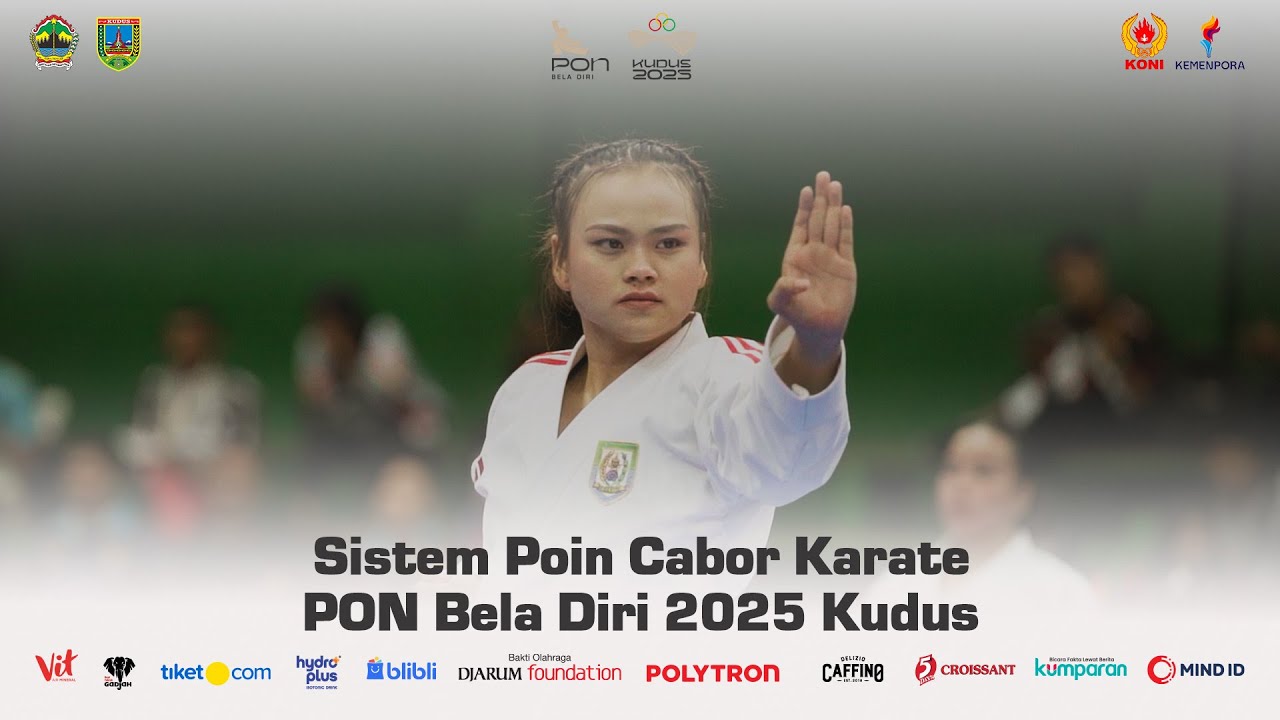 Sistem Poin Cabor Karate | PON Bela Diri 2025 Kudus 🥋