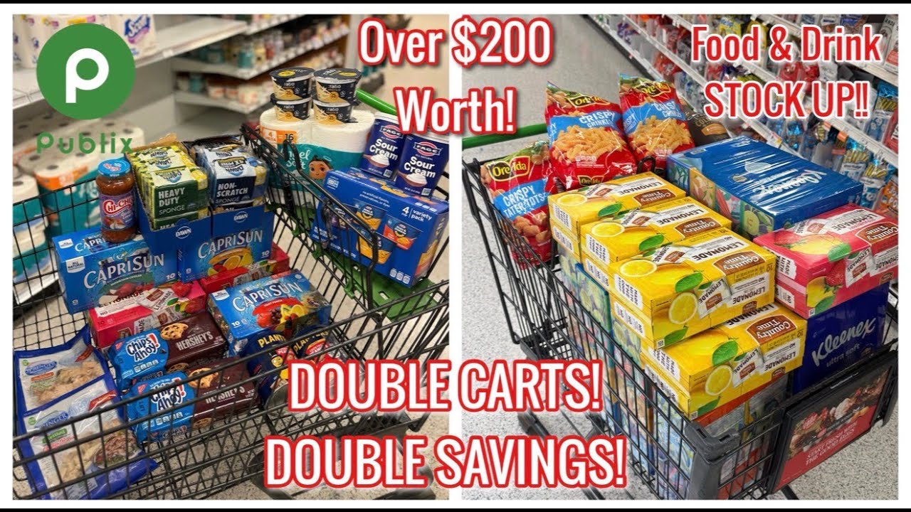 Publix Free & Cheap Grocery Couponing Deals & Haul| $200+ Worth MEGA STOCK UP!| 1/28-2/3 OR 1/29-2/4