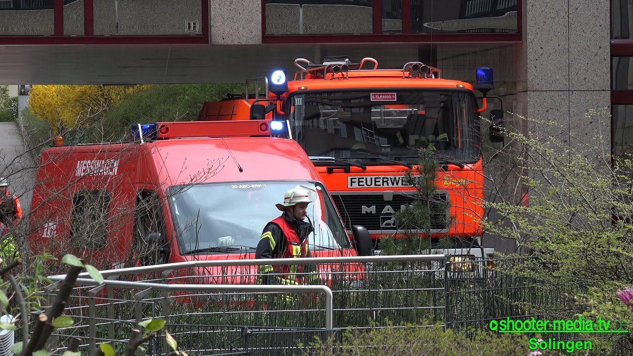 [GEFAHRGUTALARM IM KRANKENHAUS] - Feuerwehr & Rettungsdienst Solingen im Einsatz | [E]