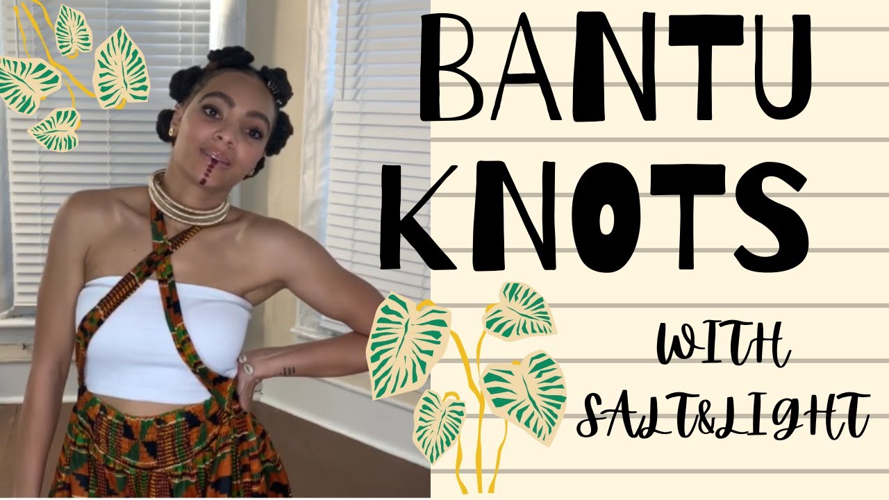 Bantu Knots on Locs | salt&light
