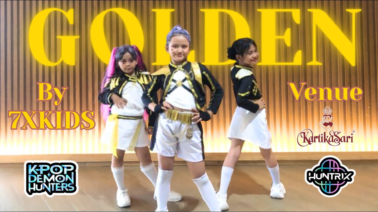 HUNTR/X - GOLDEN Dance Cover By 7XKIDS from Indonesia