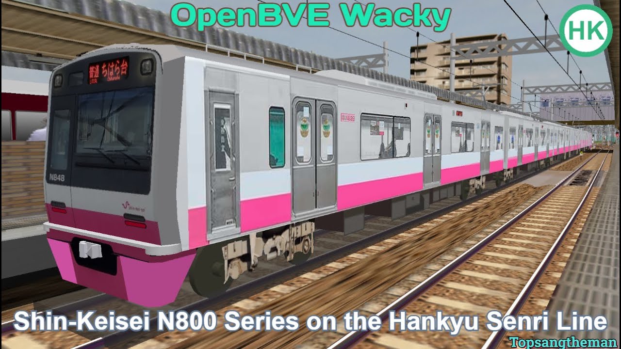 OpenBVE Wacky - Shin-Keisei N800 Series on the Hankyu Senri Line