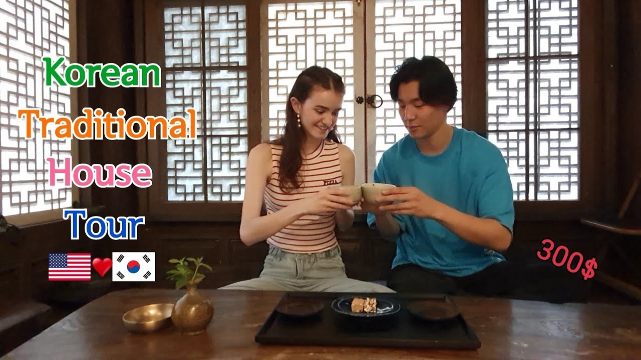 We Went to a Traditional Korean Hotel (International Couple) 여친과 한옥 호텔에 처음 가봤습니다(국제커플)