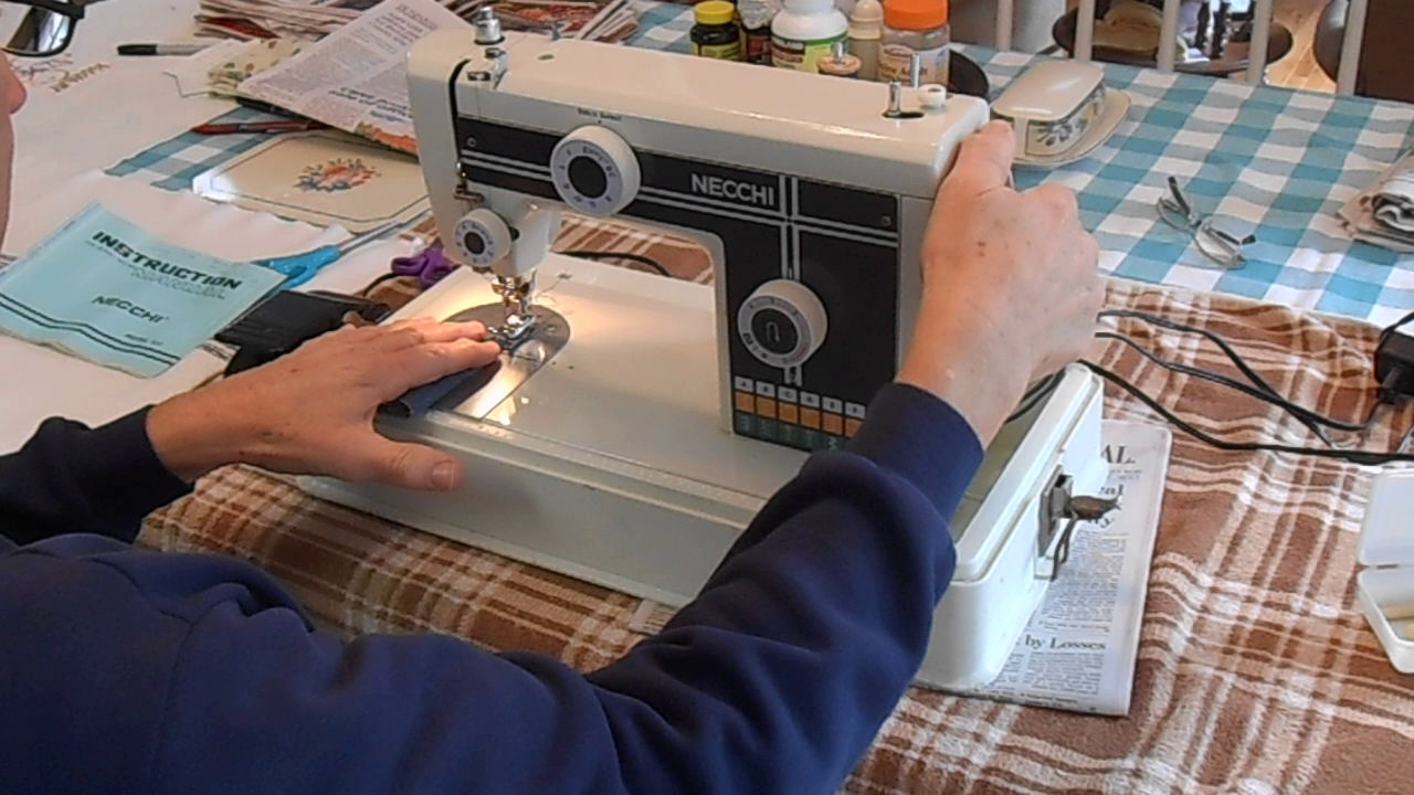 Necchi sewing machine demonstration model 522, 522FB