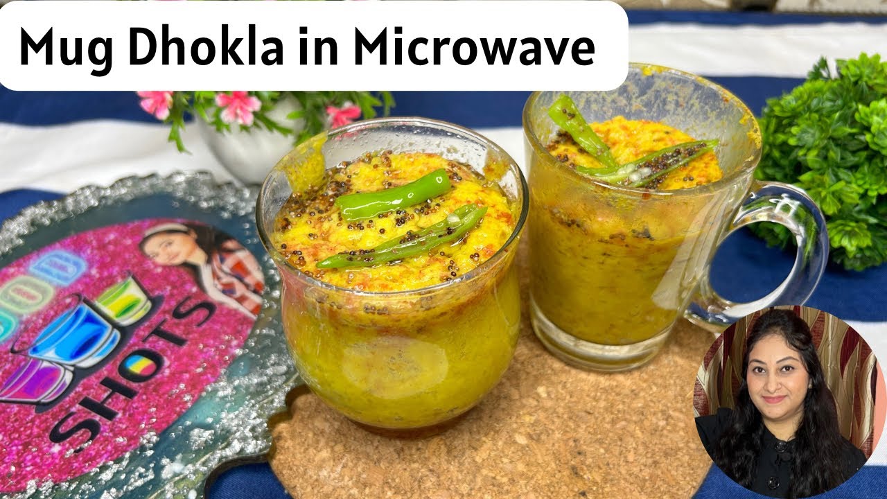 Mug Dhokla in just 3 Minutes | Mug Dhokla recipe in Microwave | Food Shots