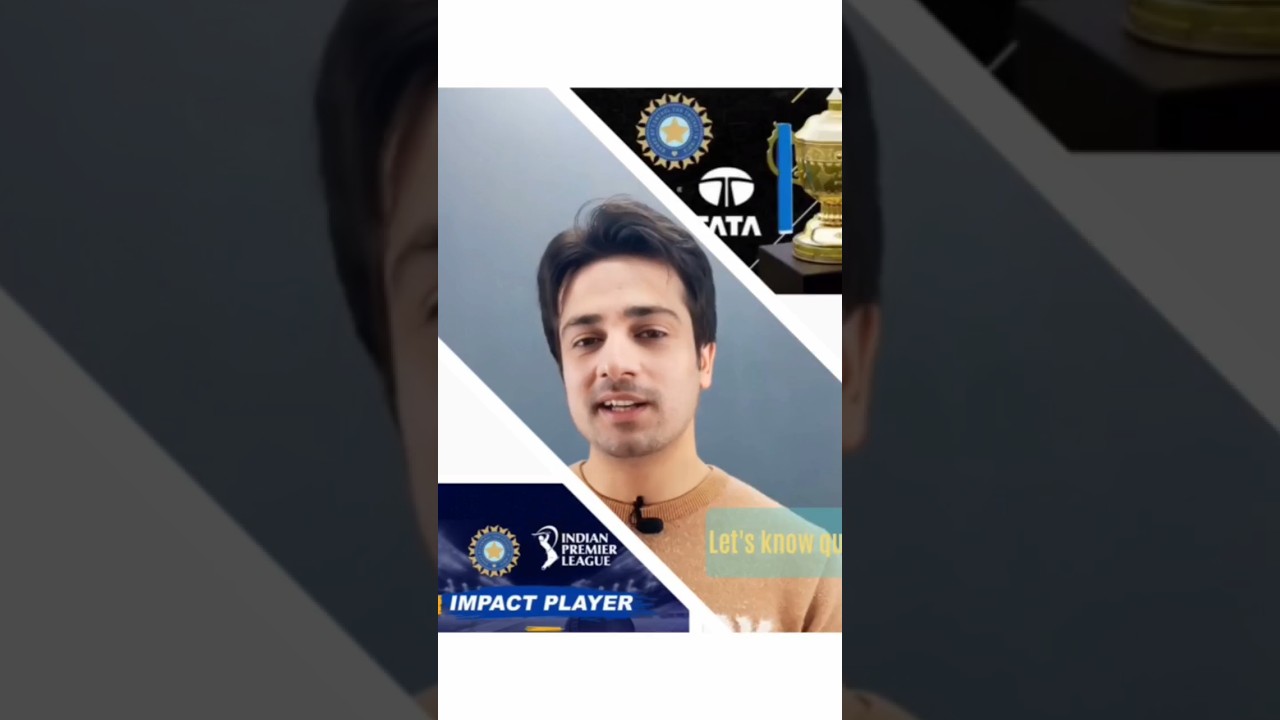 IPL: Impact Player Rule || How teams can use Impact Player || #impact #player #ipl #matches #rules
