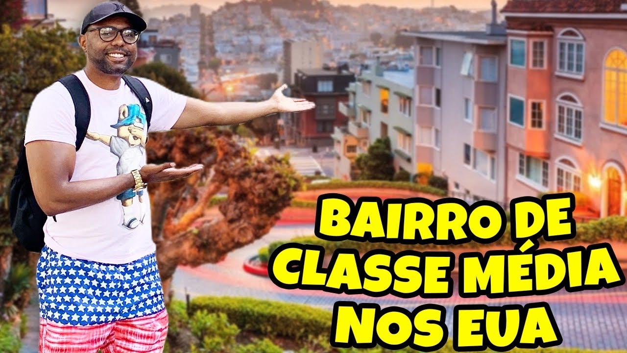 FUI NO BAIRRO CLASSE MÉDIA DE SAN FRANCISCO NOS ESTADOS UNIDOS