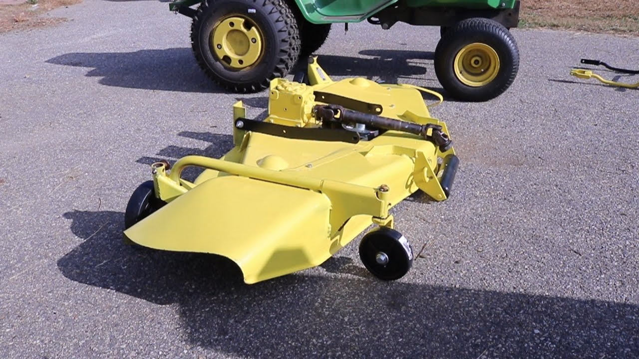 Ремонт деки газонокосилки John Deere 400 60 дюймов
