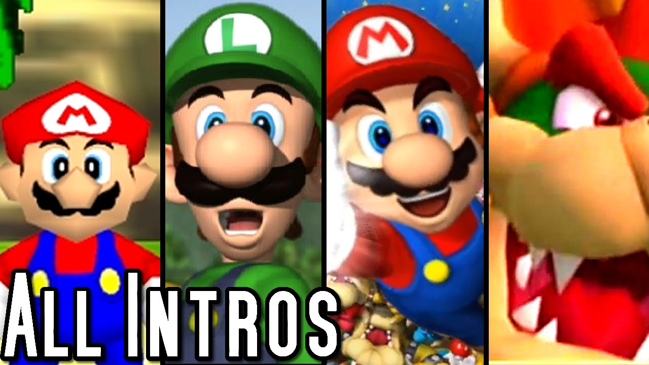 Mario Party ALL INTROS 1998-2015 (Wii U, Wii, GCN, N64)