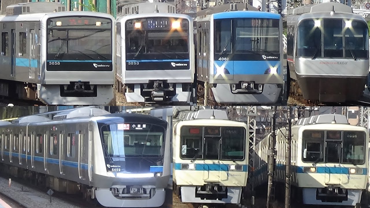 【新百合ヶ丘】小田急線・多摩線 走行シーン集 Odakyu Electric Railway train running scene in Shin-Yurigaoka station