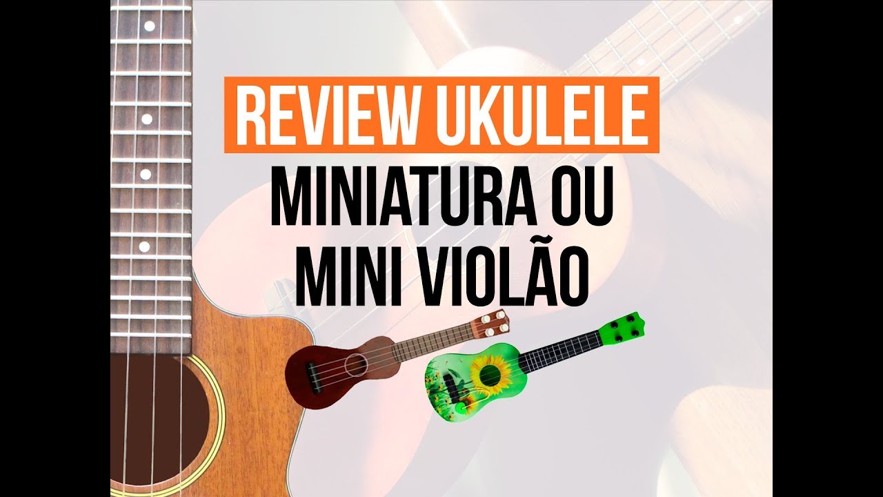 Mini ukulele / Mini violão / violãozinho de brinquedo infantil